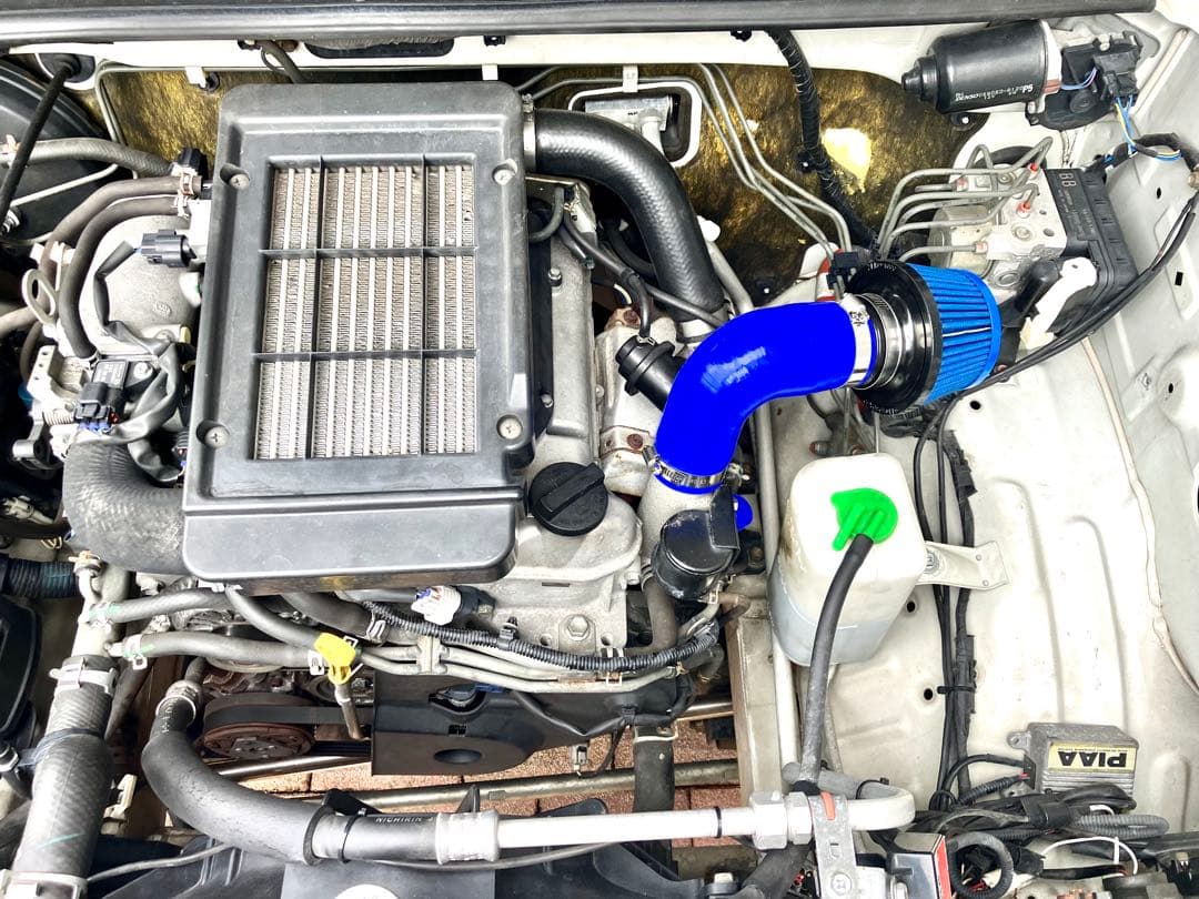ジムニーJB23W ハイレスポンスパワークリーナー シリコン製メクラキャップ付