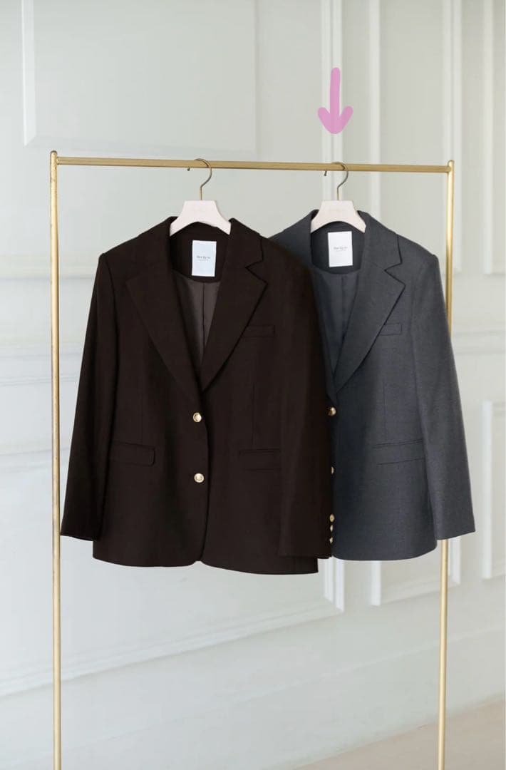 【完売】herlipto ♡ Romy Wool-Blend Jacket