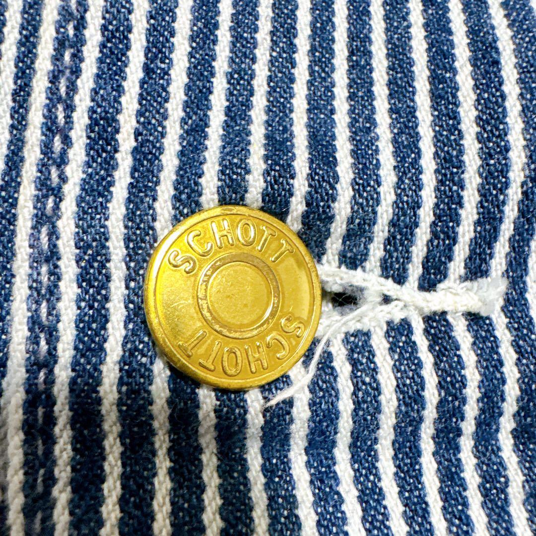 Schott ショット　カバーオール　ヒッコリー　ワークジャケット　ストライプ