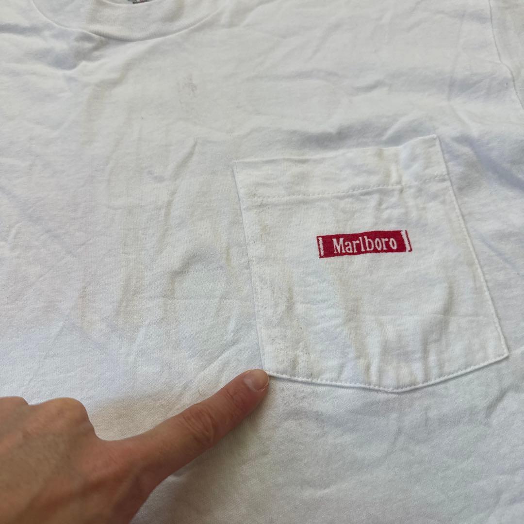 ヴィンテージ マルボロ Tシャツ XL ホワイト ウエスタン カクタス