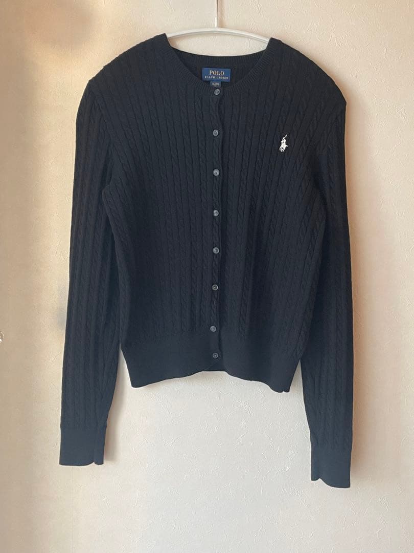 Polo Ralph Lauren ブラックカーディガン