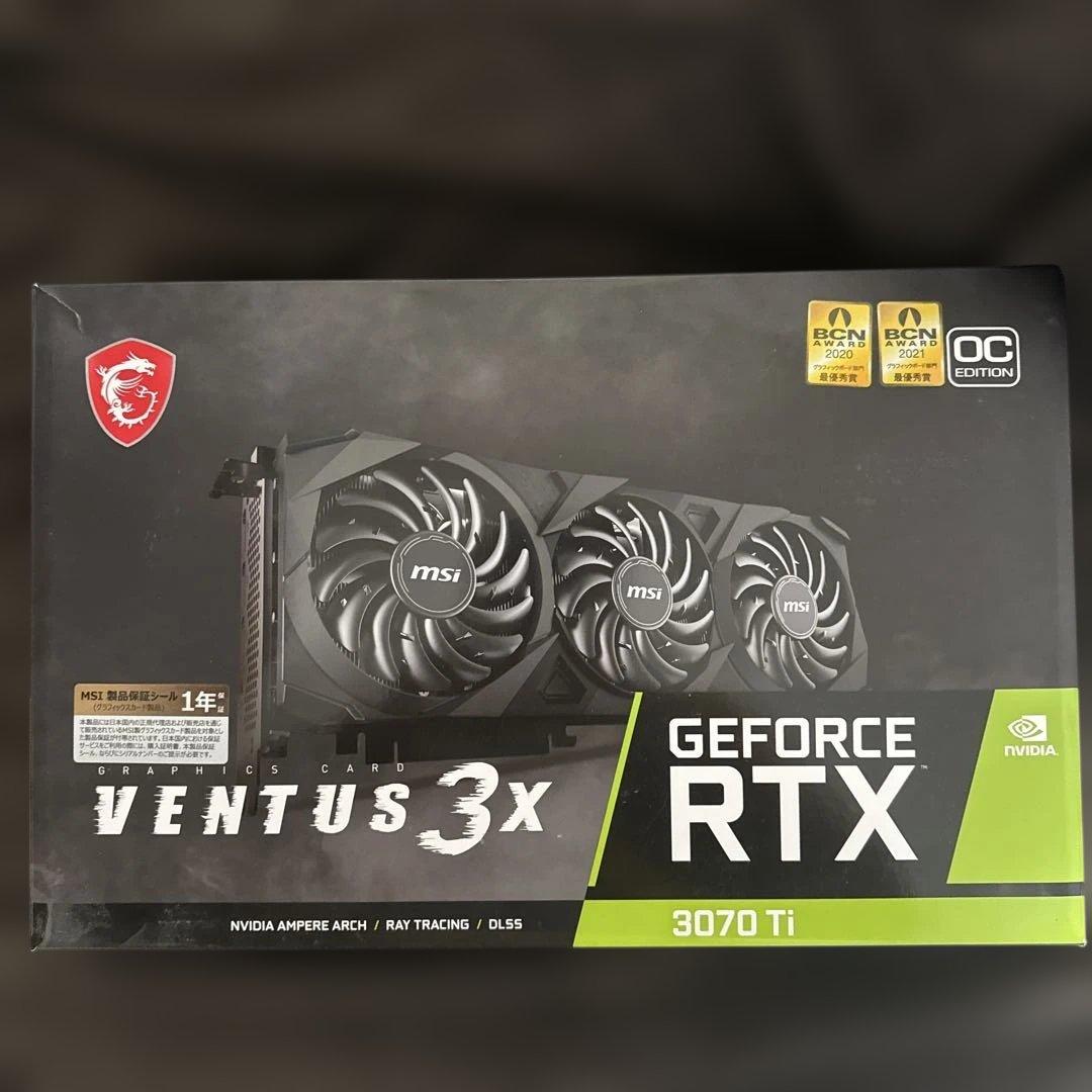 【最終値下】MSI GeForce RTX 3070ti グラフィックボード