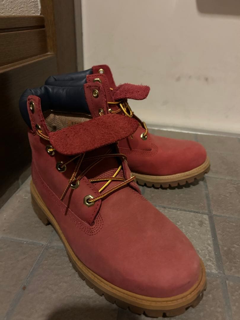 Timberland レッドブーツ　23.5