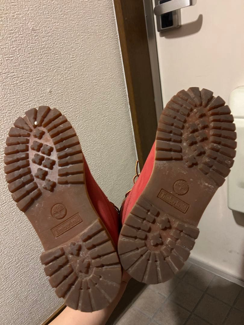 Timberland レッドブーツ　23.5