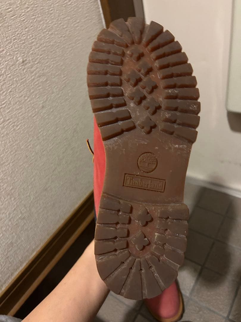 Timberland レッドブーツ　23.5
