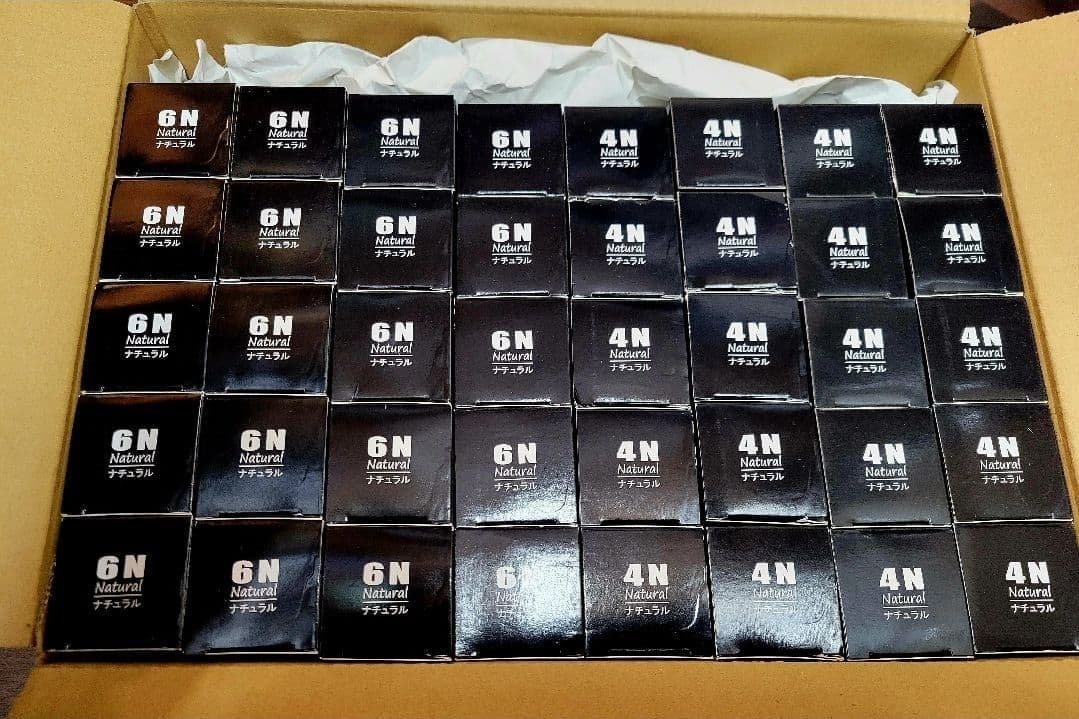 ラフェリース 6トーン&4トーン白髪染め黒染めカラー剤 40本セット