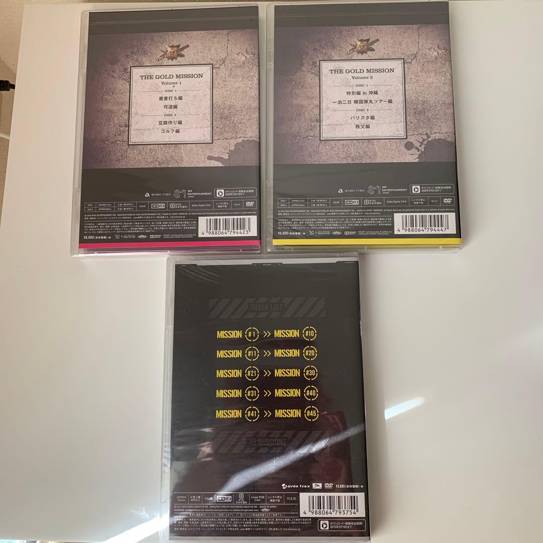 東方神起　THE GOLD MISSION1・2　MISSION CARD