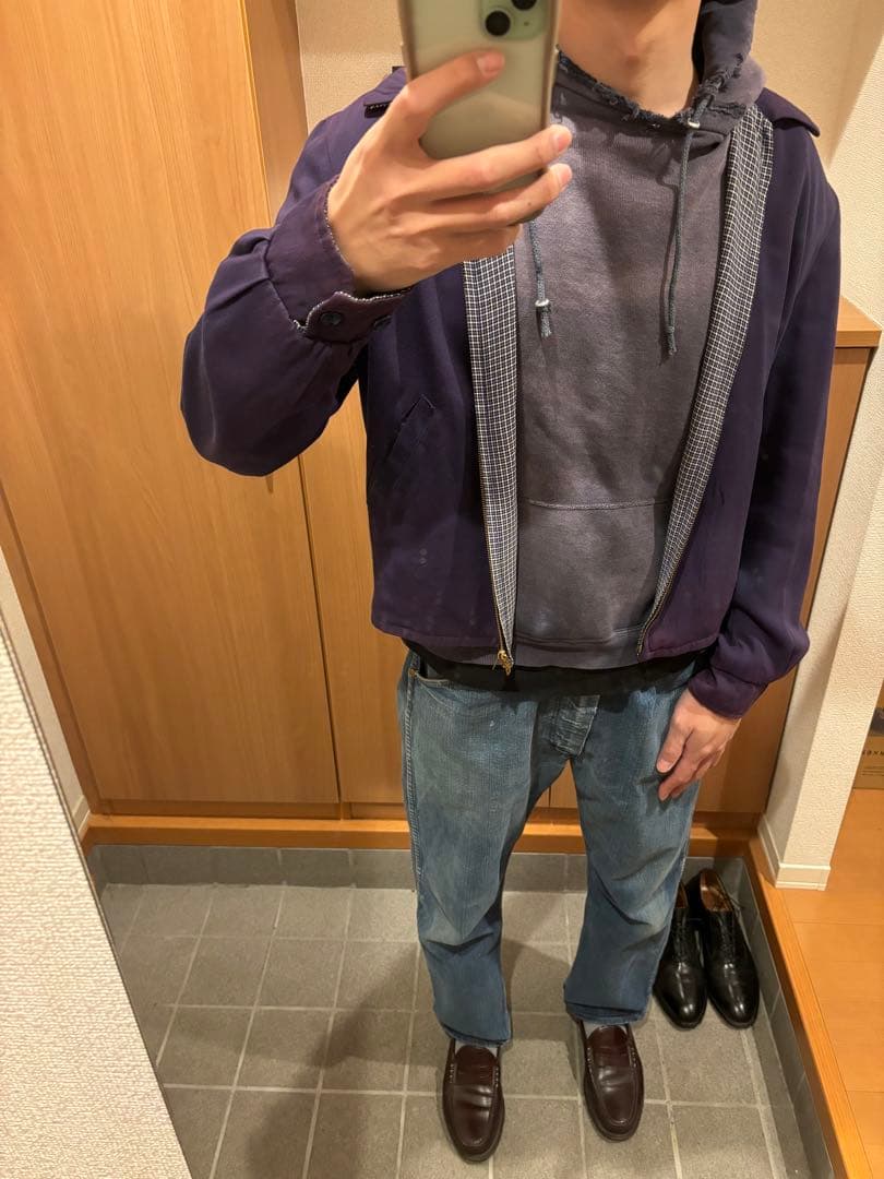 ジャケット・アウター 50s rayon gabardine jacket reversible