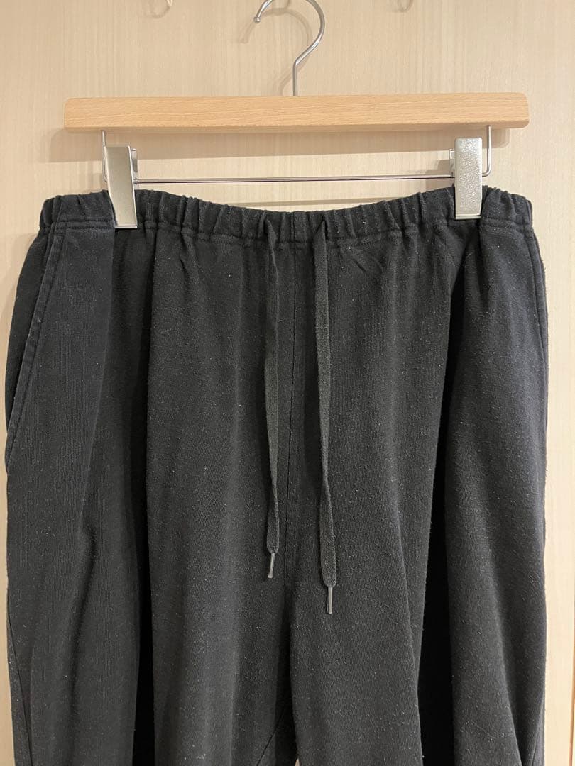 COMOLI コットンジャージ ニータックパンツ