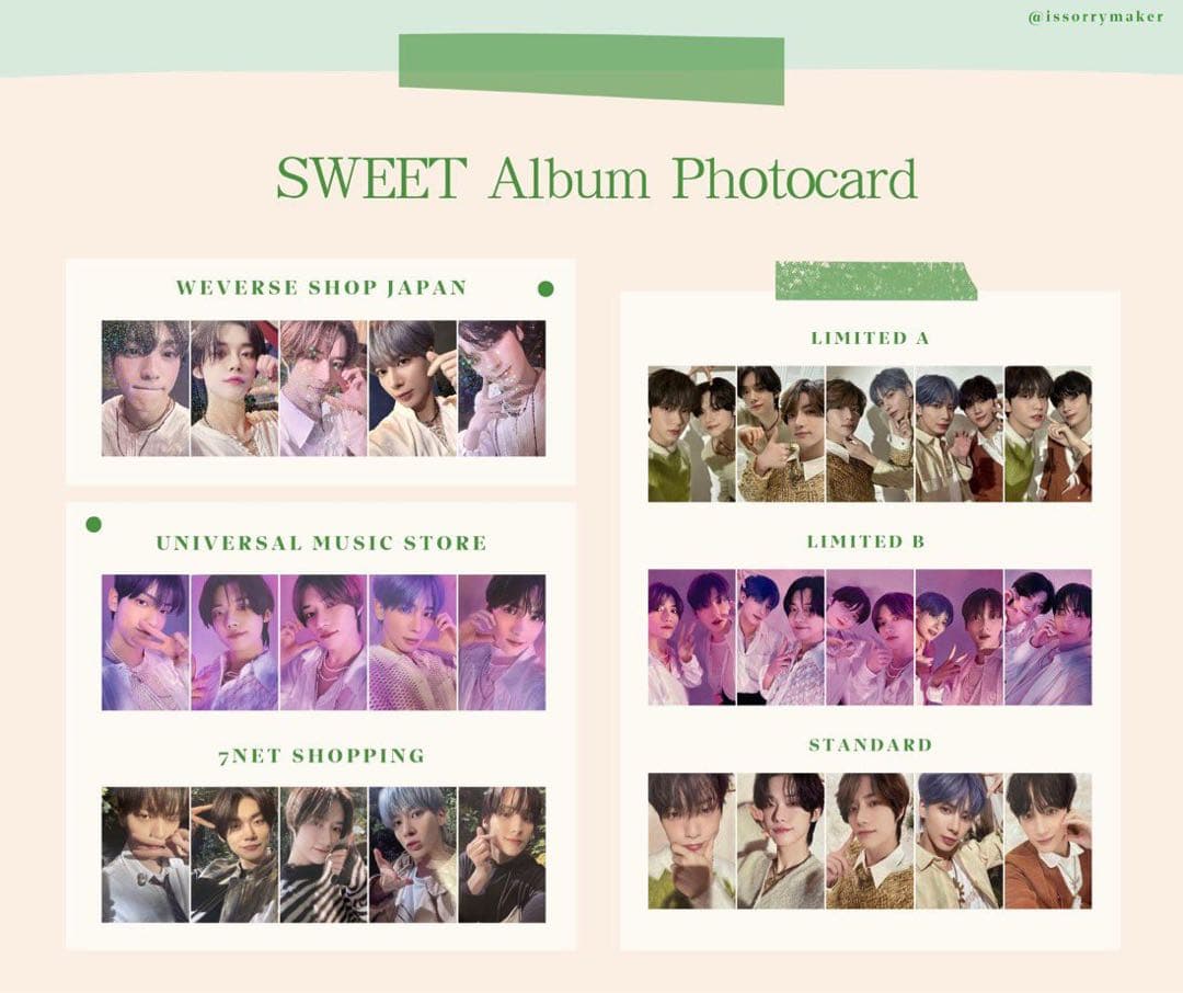 TXT SWEET ボムギュ特典トレカセット