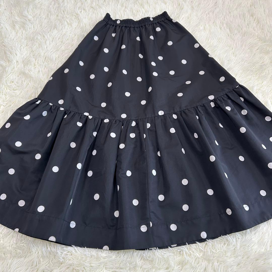 【MAISON SPECIAL】洗える♡ドット ティアード フレアスカート