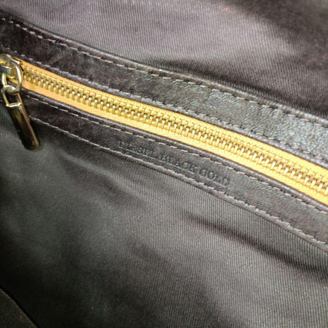 希少■DIESEL BLACK GOLD オールレザー 2WAYショルダーバッグ