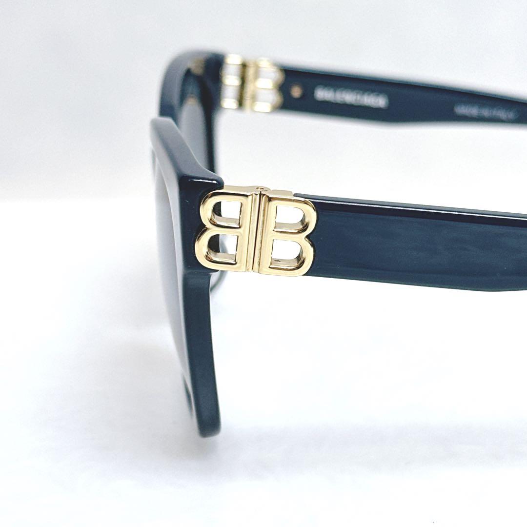 ✨美品✨ BALENCIAGA BBロゴ サングラス ネイビー ケース付