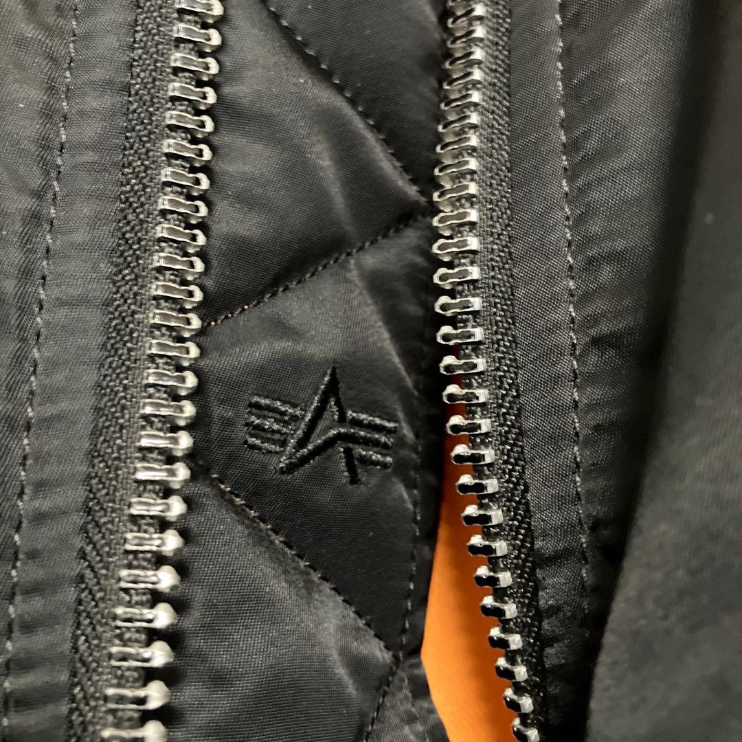 ALPHA INDUSTRIES MA-1 フライトジャケット ブラックXL