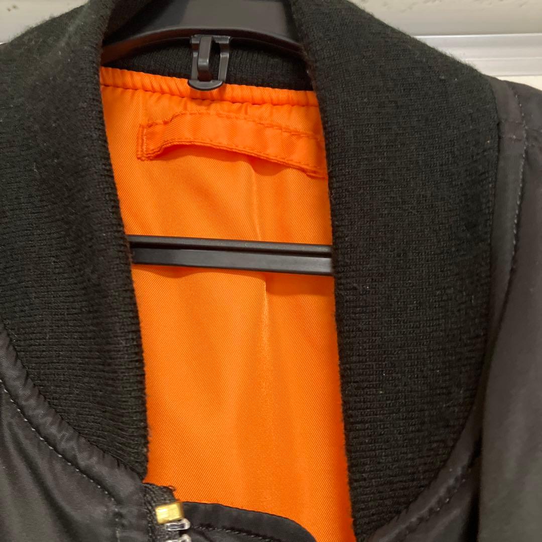 ALPHA INDUSTRIES MA-1 フライトジャケット ブラックXL