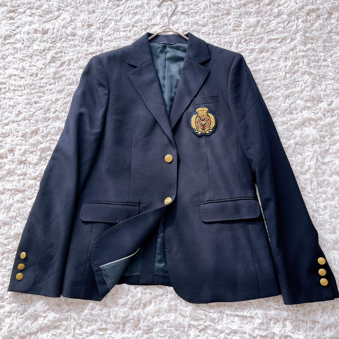 極美品 高級 EASTBOY ヴィーナス 紺ブレ 金ボタン エンブレム 金釦