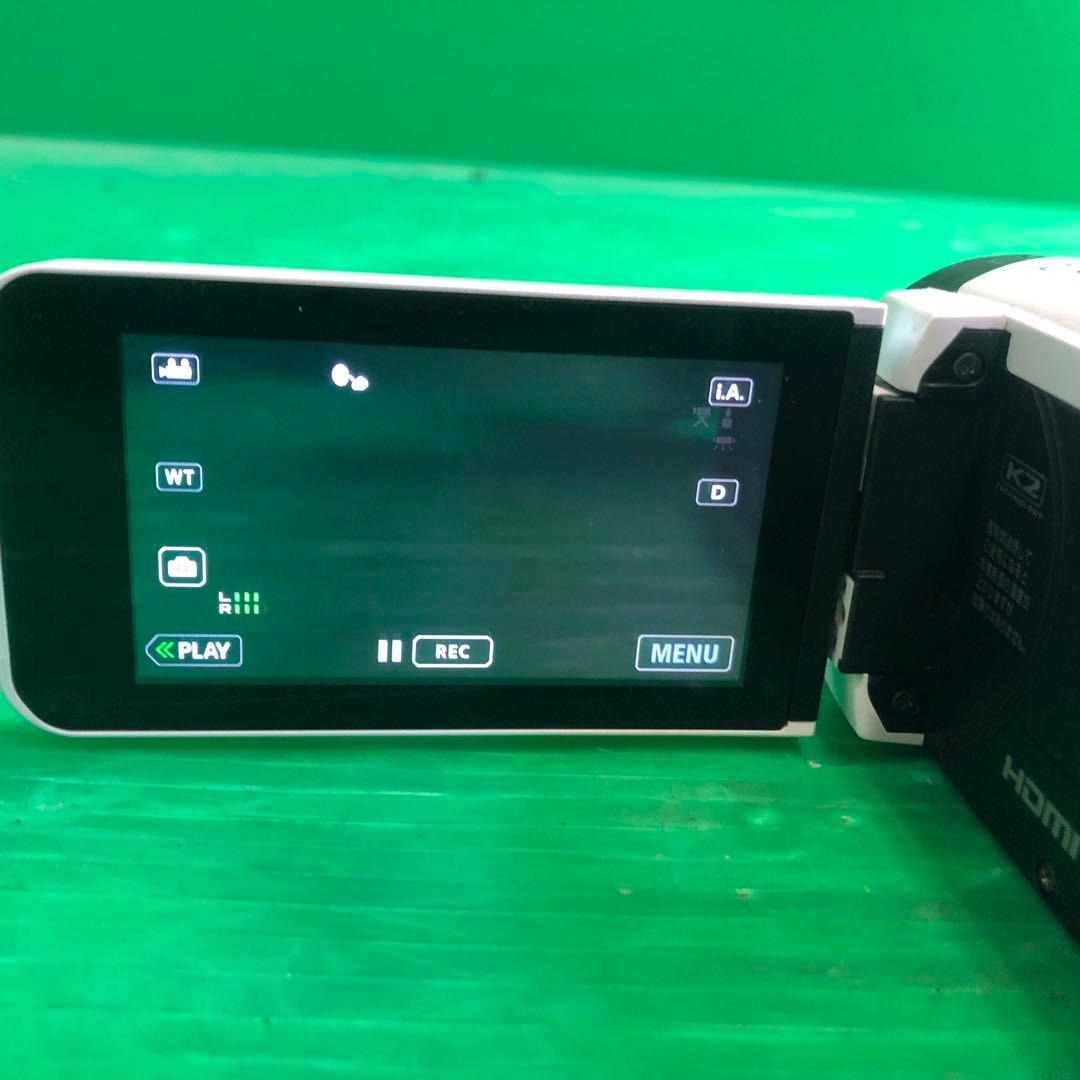 JVC Everio フルHD ビデオカメラ GZ-F270w 動作品