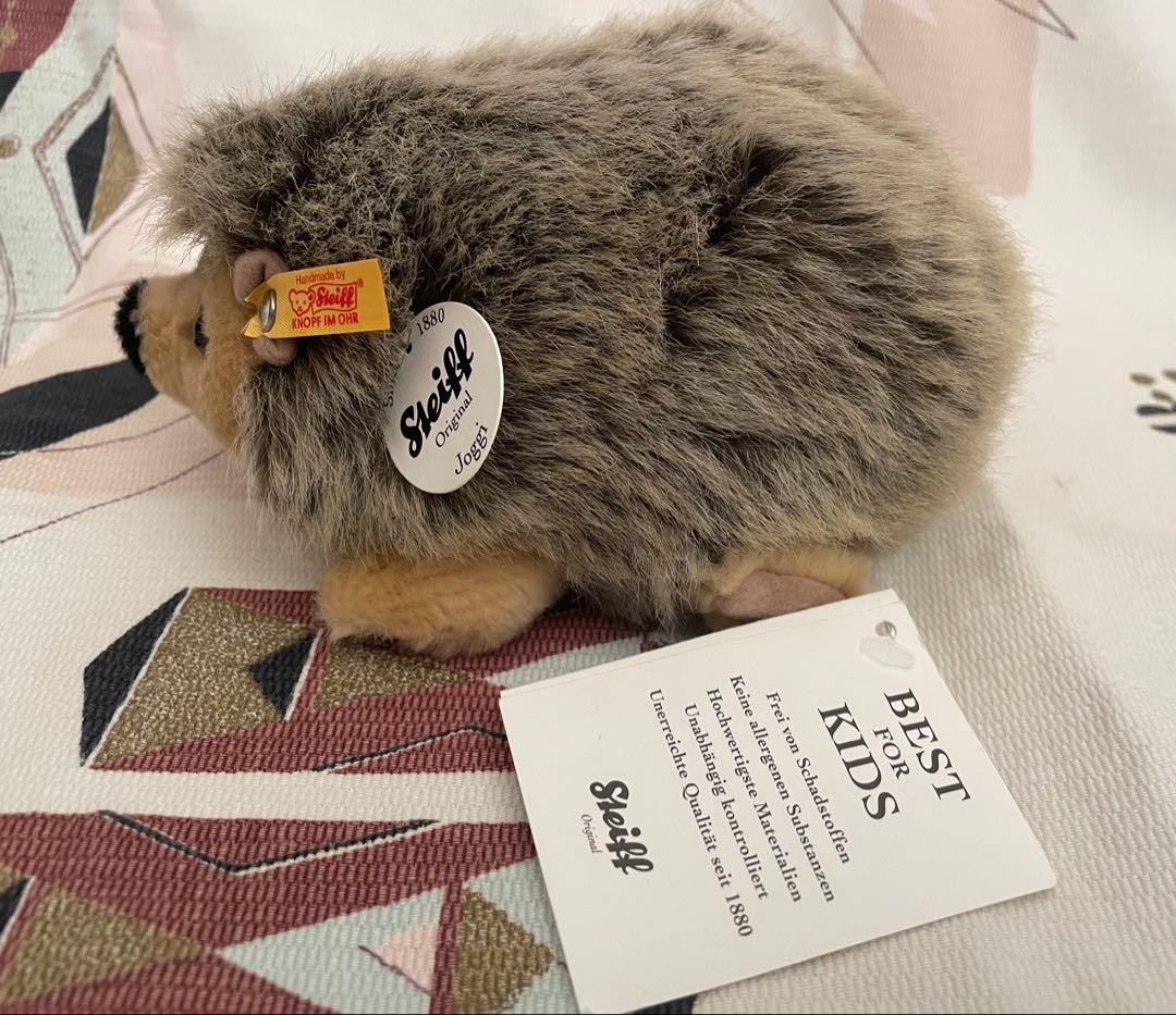 新品未使用タグ付　ドイツ　シュタイフSteiff ハリネズミ　Joggi ヨッギ