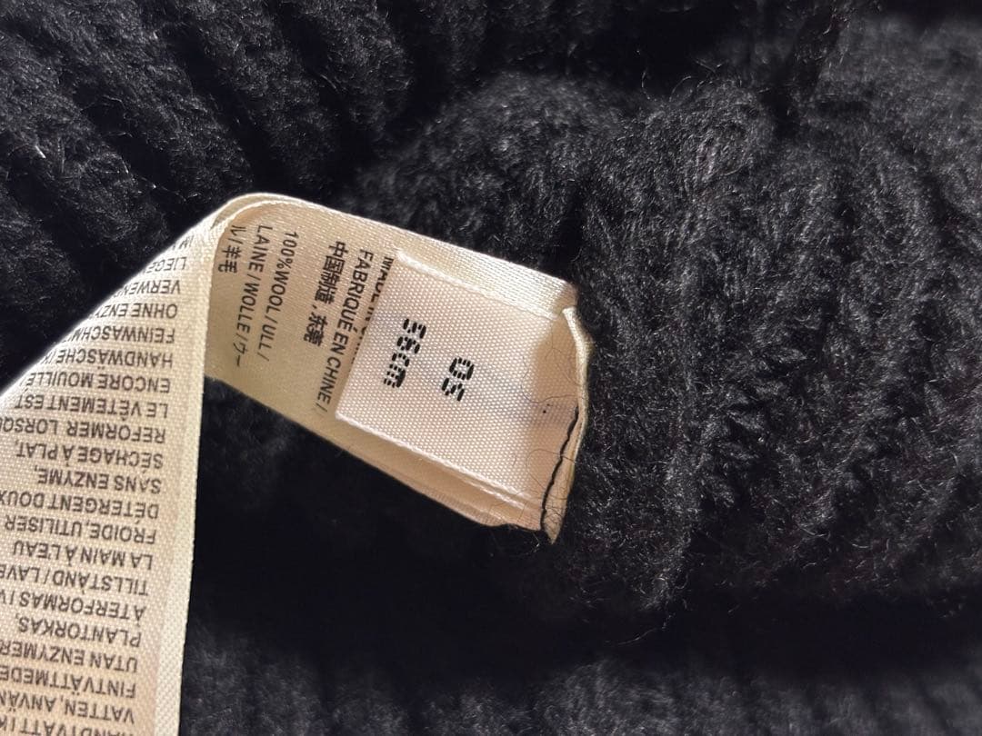 Acne Studios ブラックニット帽