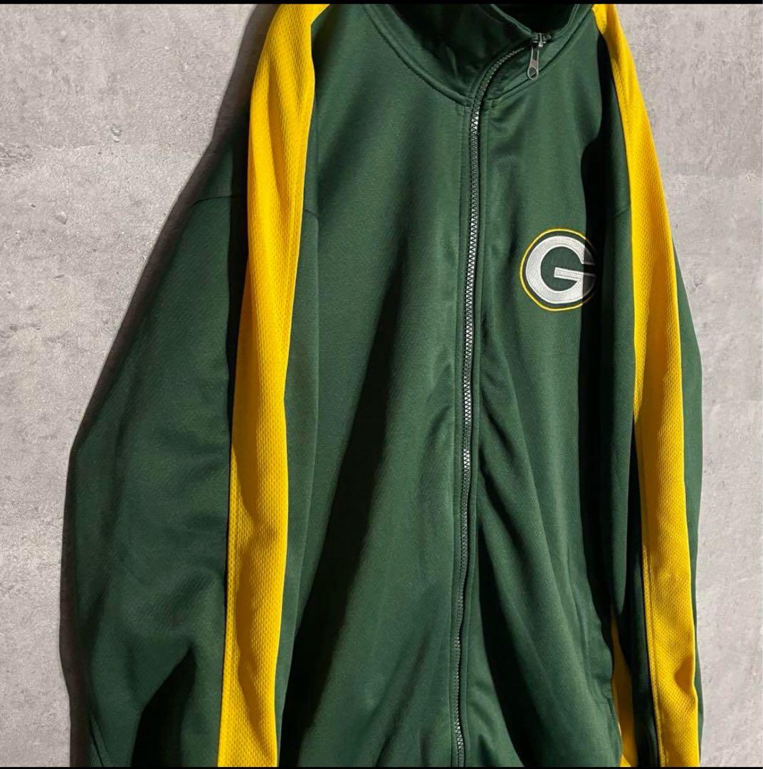 大人気✨NFLパッカーズ トラックジャケット ジャージ グリーン XL 緑