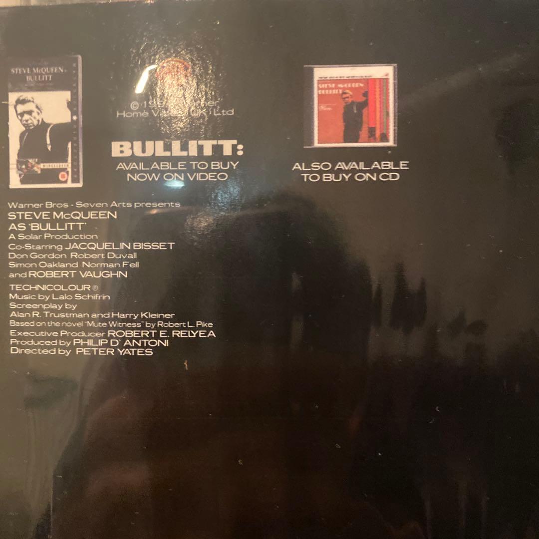 Lalo Schifrin Bullitt レコード　マックィーン
