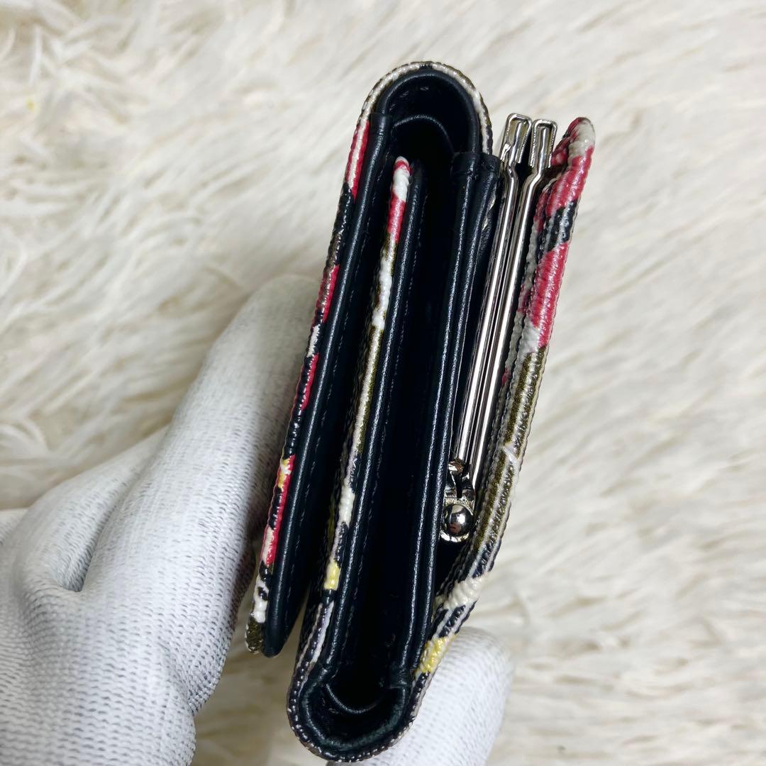 【美品】 ヴィヴィアン 折財布 がま口 チェック柄