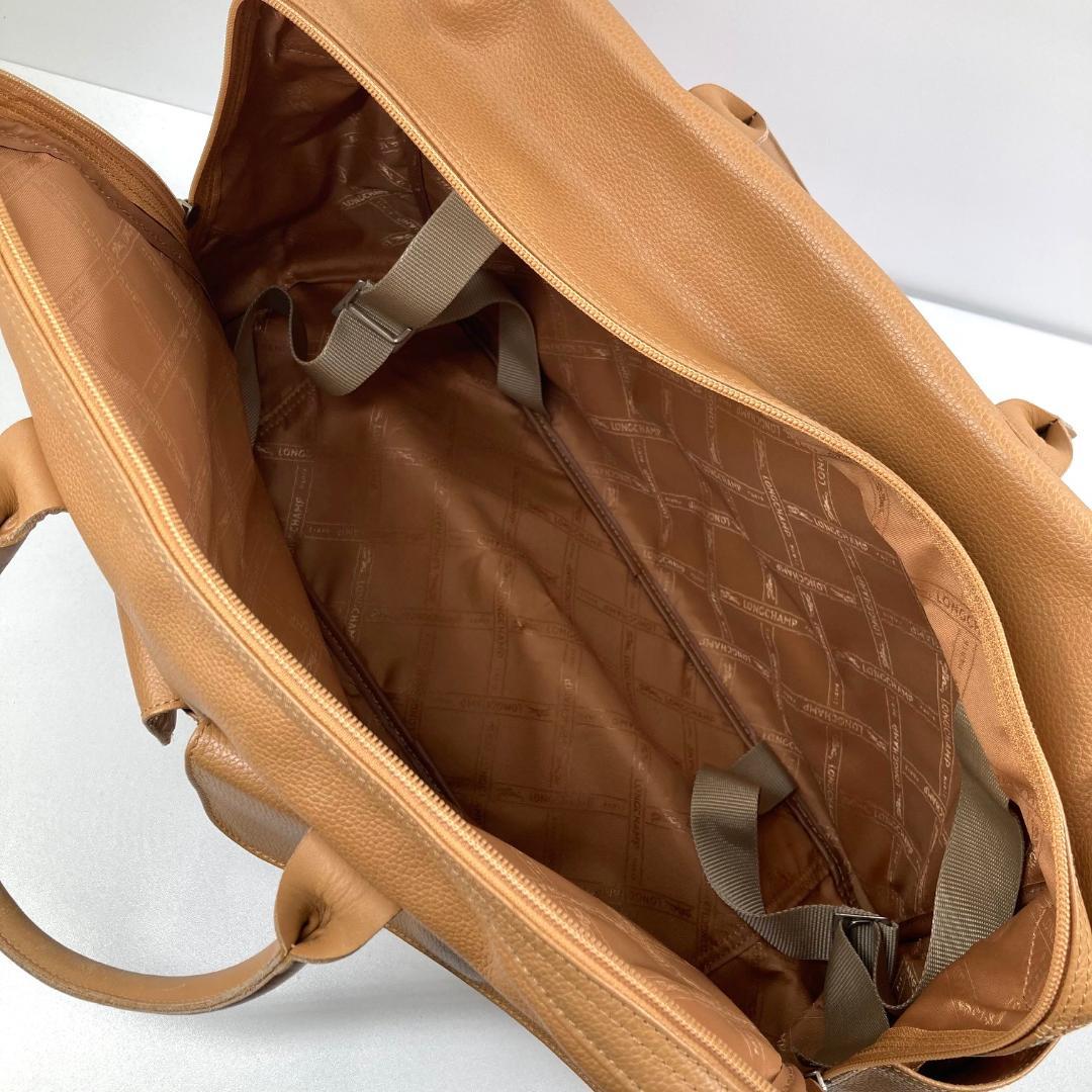 Longchamp ロンシャン　トラベルバッグ　キャメル