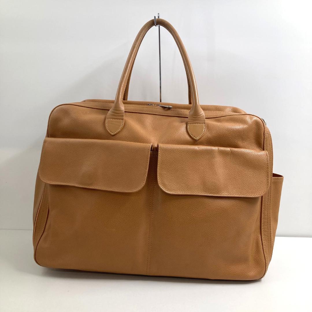 Longchamp ロンシャン　トラベルバッグ　キャメル