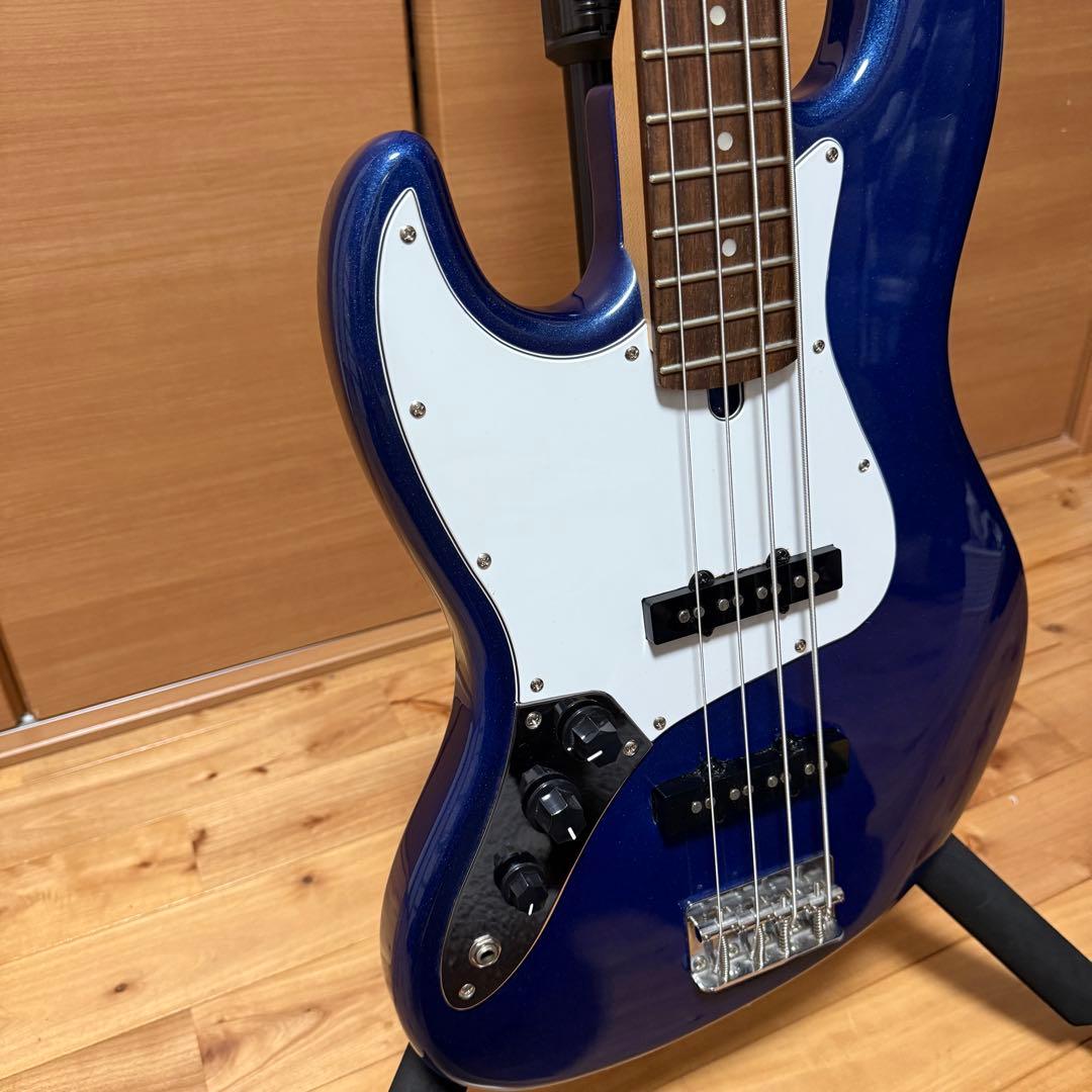 美品 Bacchus バッカス BJB-1R-LH DLPB ベース 左利き 青