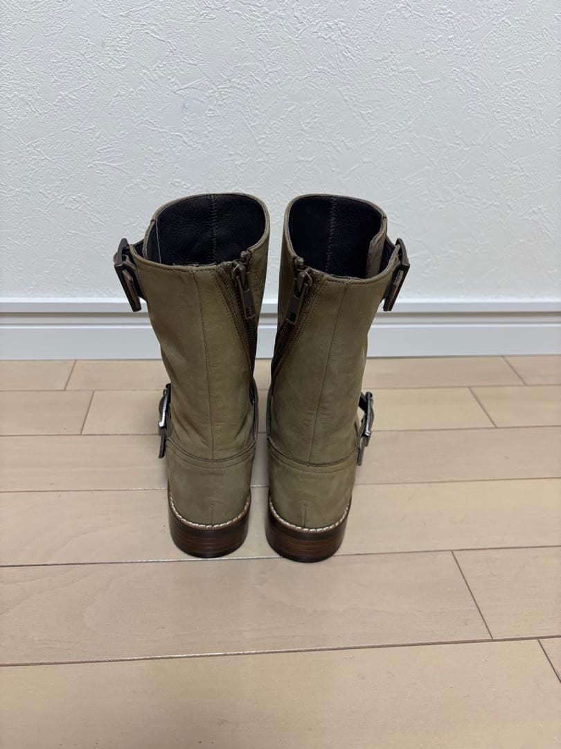 未使用　シューギャラリーオオタSHOEGALLERY OTA 本革ブーツ22.5