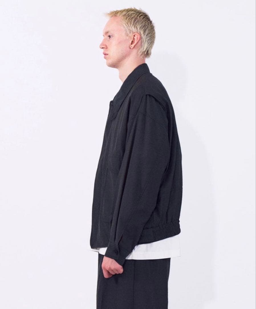 YOKE 26ss Wool Nylon Flight Jacket 2 深緑