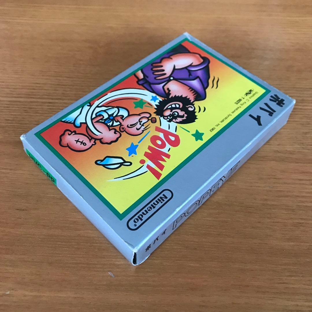 銀箱　ファミコンソフト　ポパイ
