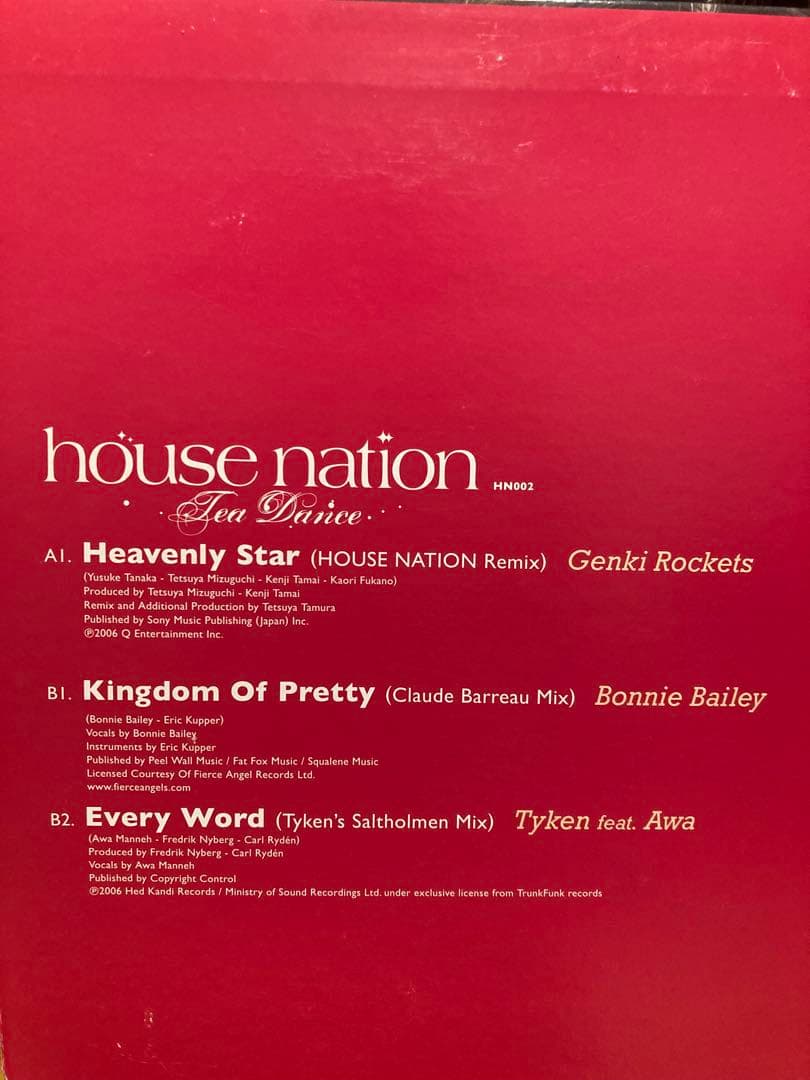 HOUSE NATION レコード 3枚セット