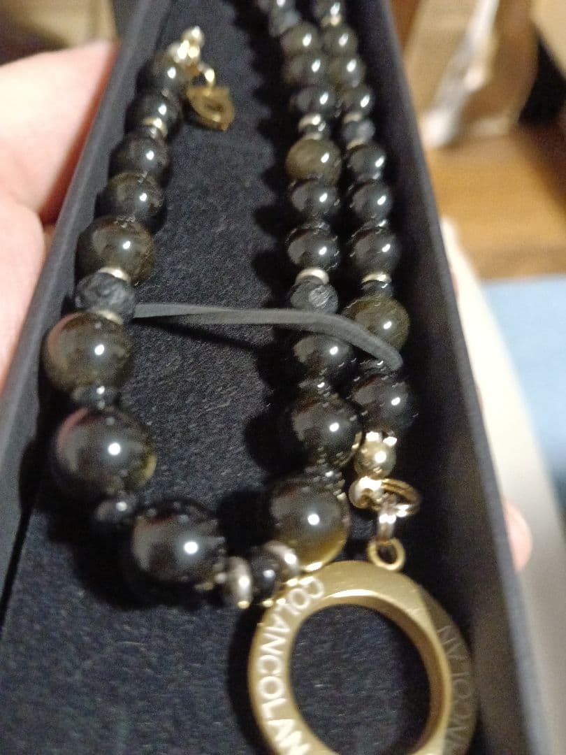 美品　黒曜石　コランコラン