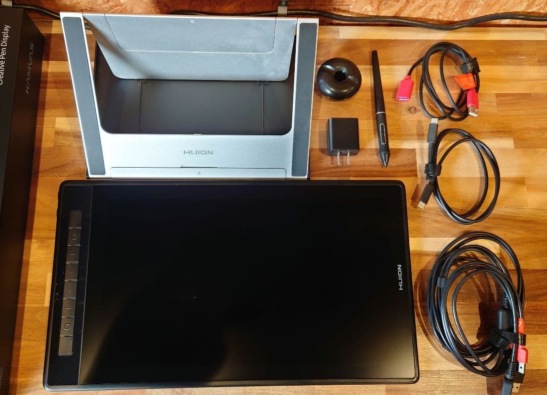 HUION Kamvas Pro16 2.5K 訳あり 縦線3本 動作OK