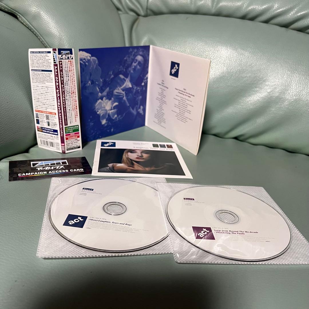 アクト　ACT ラフター、ティアーズ〜デラックスエディション国内盤帯付き2CD