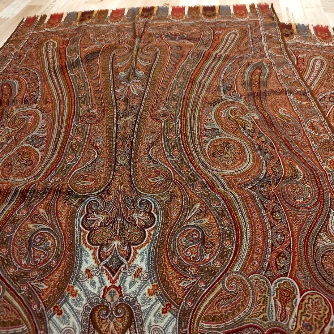 ETRO ペイズリー柄 シルク＆ウール ストール