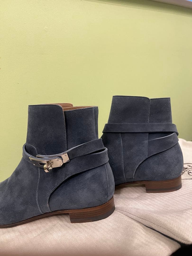 本日限定✨HERMES エルメス ネオ スエード ショートブーツ　ケリー 正規品
