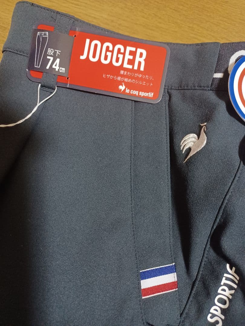 新品✰ルコックスポルティフゴルフ　ストレッチフォーサーパンツ　黒　92