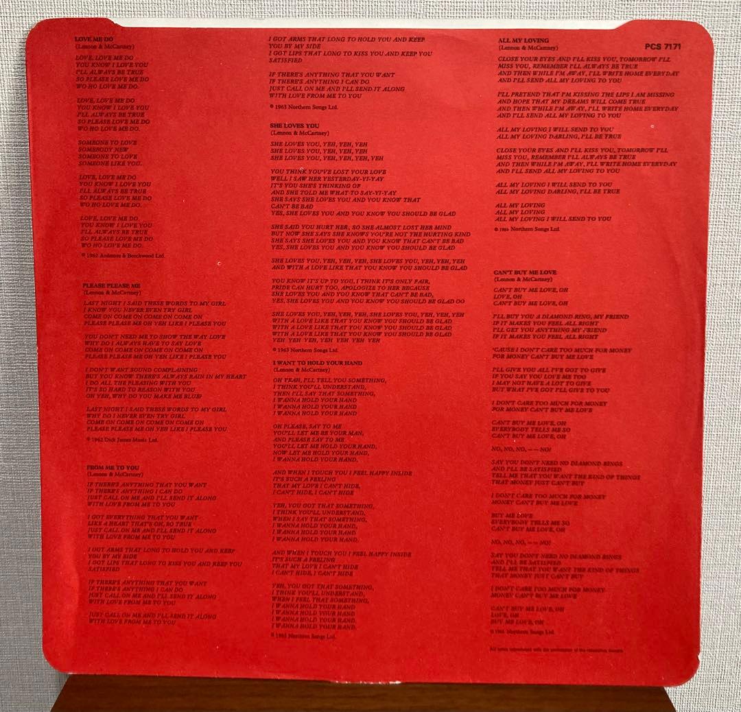 The Beatles 1962-1966 赤盤UKオリジナルレコード　超初期盤