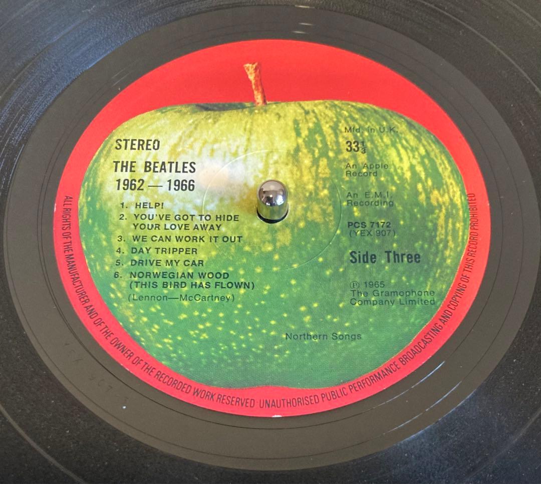 The Beatles 1962-1966 赤盤UKオリジナルレコード　超初期盤