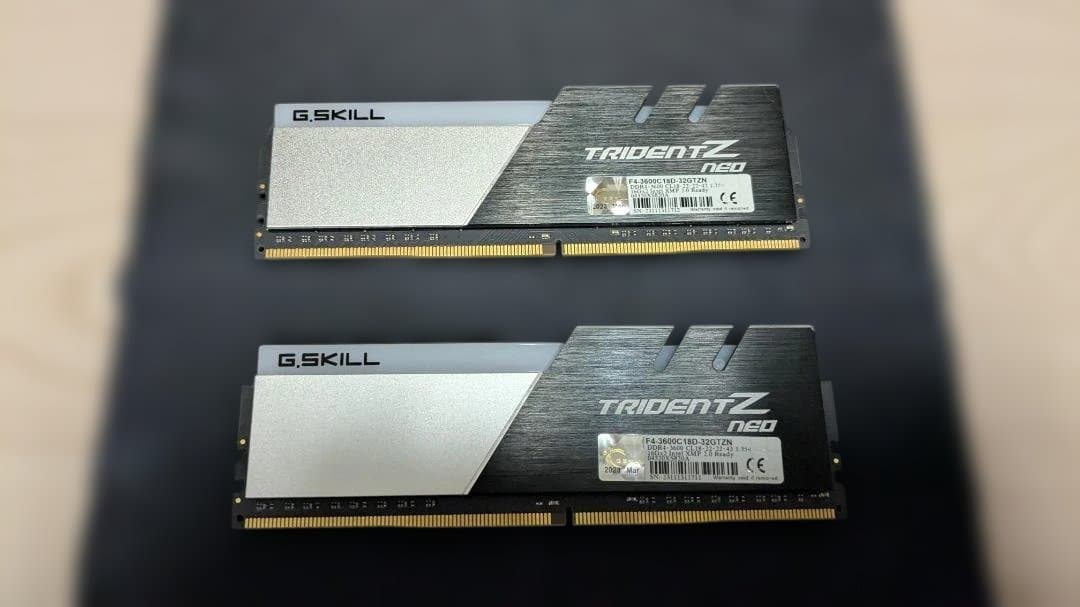 メモリー G.SKILL TRIDENT Z NEO 32GB DDR4 3600MHz