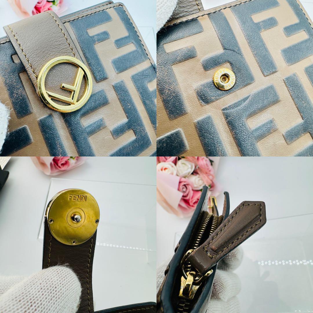 FENDI フェンディ ズッカ 二つ折り財布 財布 397
