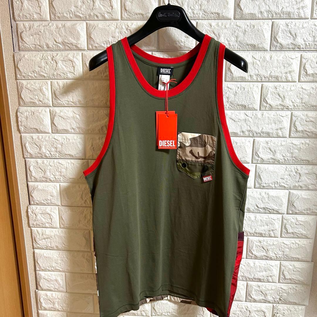 【新品】DIESEL ディーゼル／ノースリーブ Tシャツ タンクトップ M
