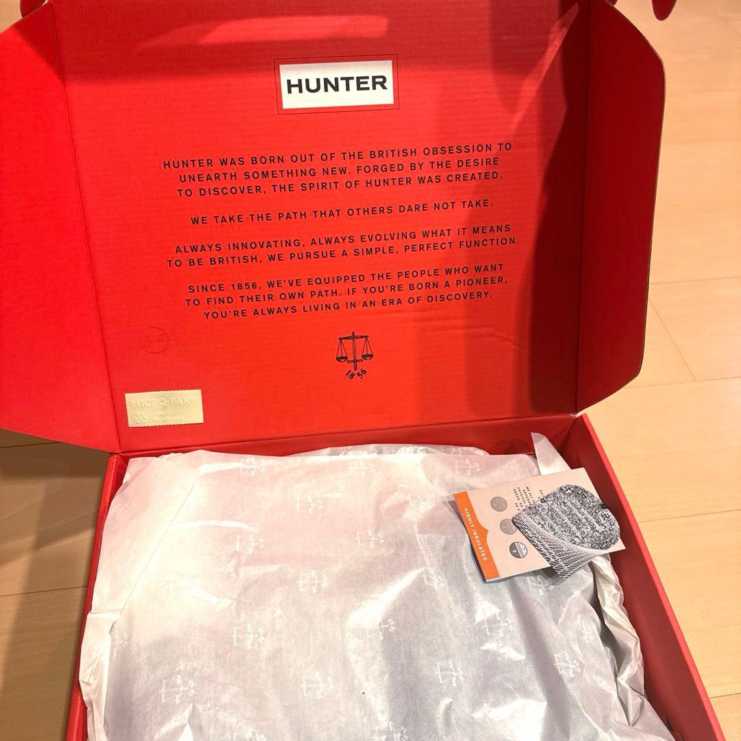 HUNTER ブーツ シェルパスノーブーツ ショートブーツ スノーブーツ 23