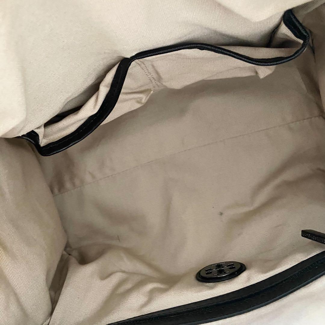 極美品　TORY BURCH ミニボストンバッグ 2way サフィアーノレザー