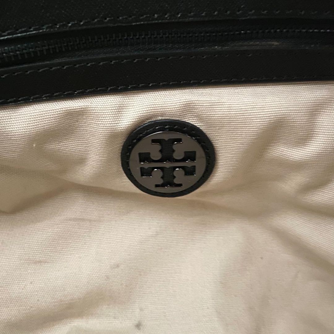 極美品　TORY BURCH ミニボストンバッグ 2way サフィアーノレザー