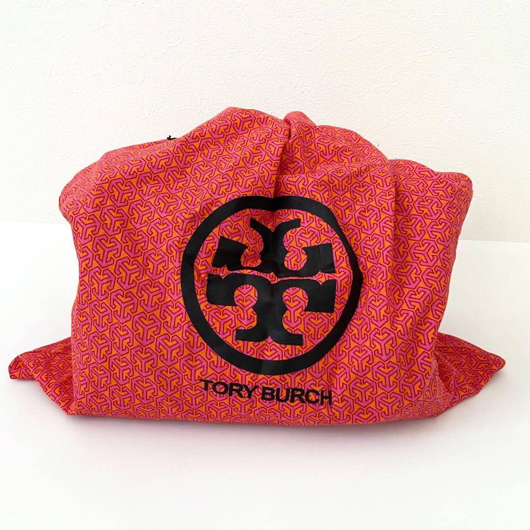 極美品　TORY BURCH ミニボストンバッグ 2way サフィアーノレザー