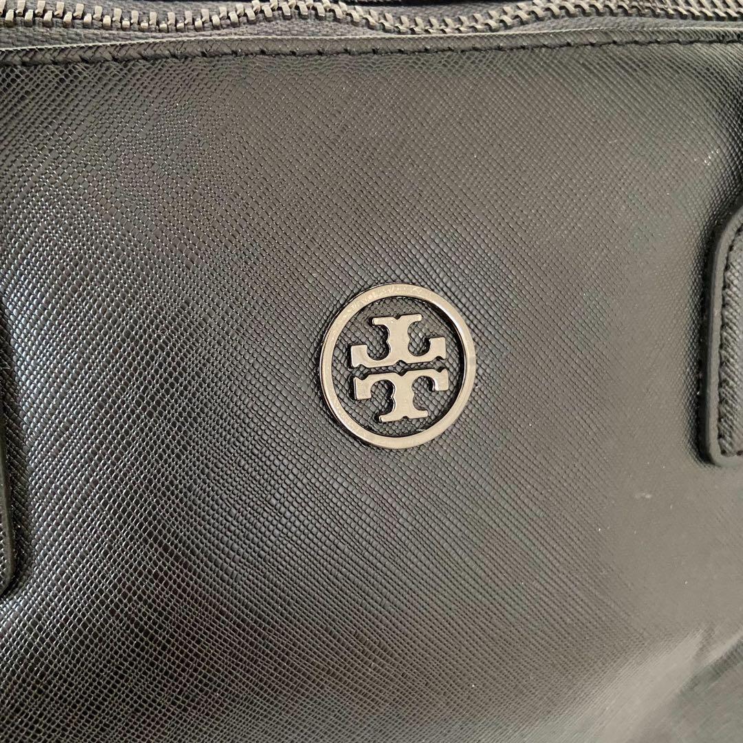 極美品　TORY BURCH ミニボストンバッグ 2way サフィアーノレザー