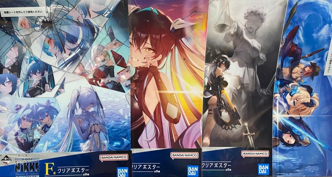 勝利の女神　一番くじ　ニケ　A賞　フィギュア　ラピ　F賞　クリアポスター